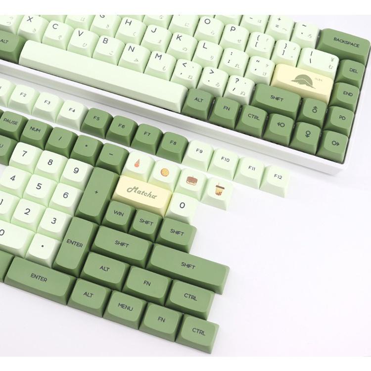 Tổng hợp Keycap Profile XDA nhựa PBT cao cấp Honey Milk, Matcha nhiều màu dễ thương cho bàn phím cơ