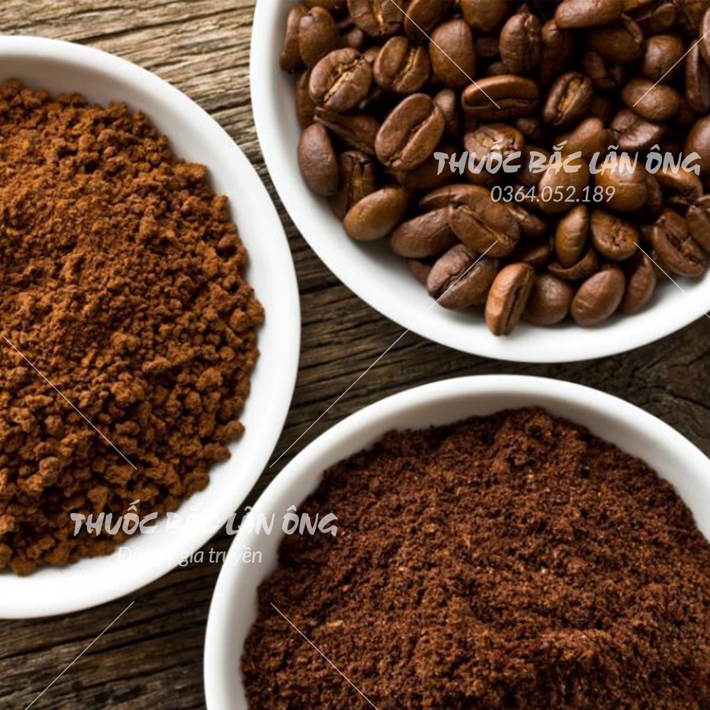 Bột cà phê 500g (Cafe tẩy da chết, dưỡng trắng da) - Thuốc Bắc Lãn Ông