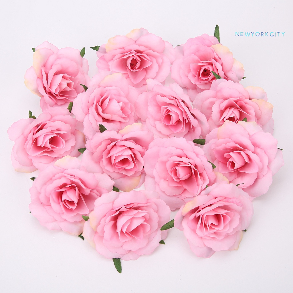 Bộ 10 Bông Hoa Hồng Nhân Tạo Kiểu Đầu Lâu Đa Năng