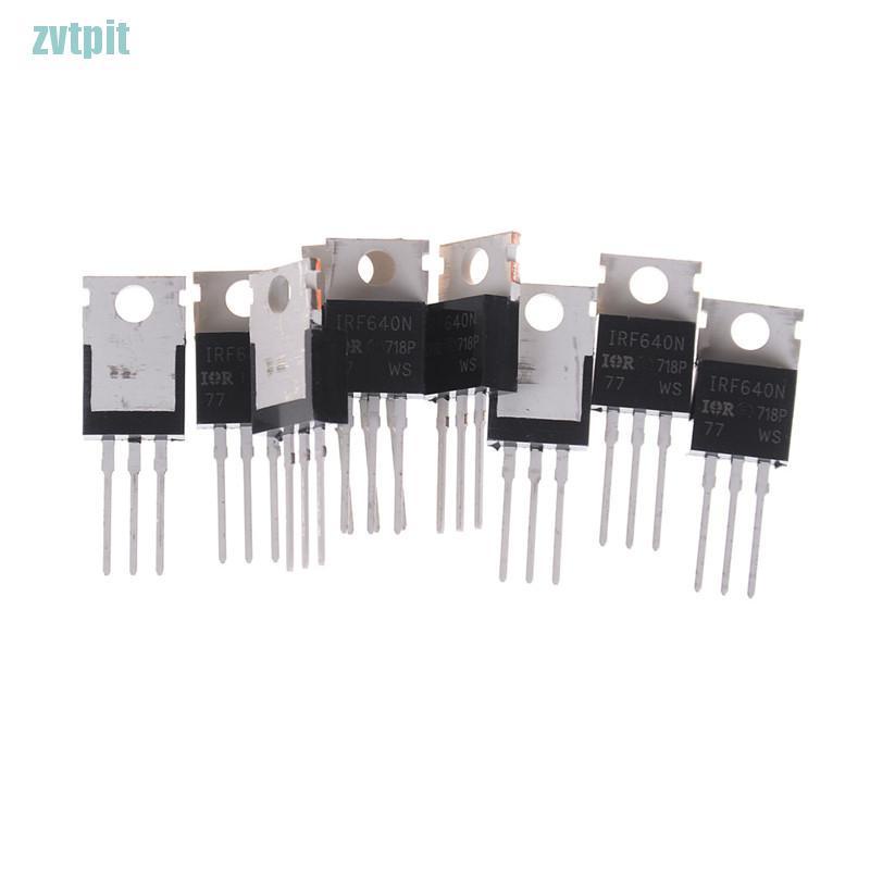 Bộ 10 con chip điện tử Irf640 Irf640N Mosfet 18a 200v To-220 Pt