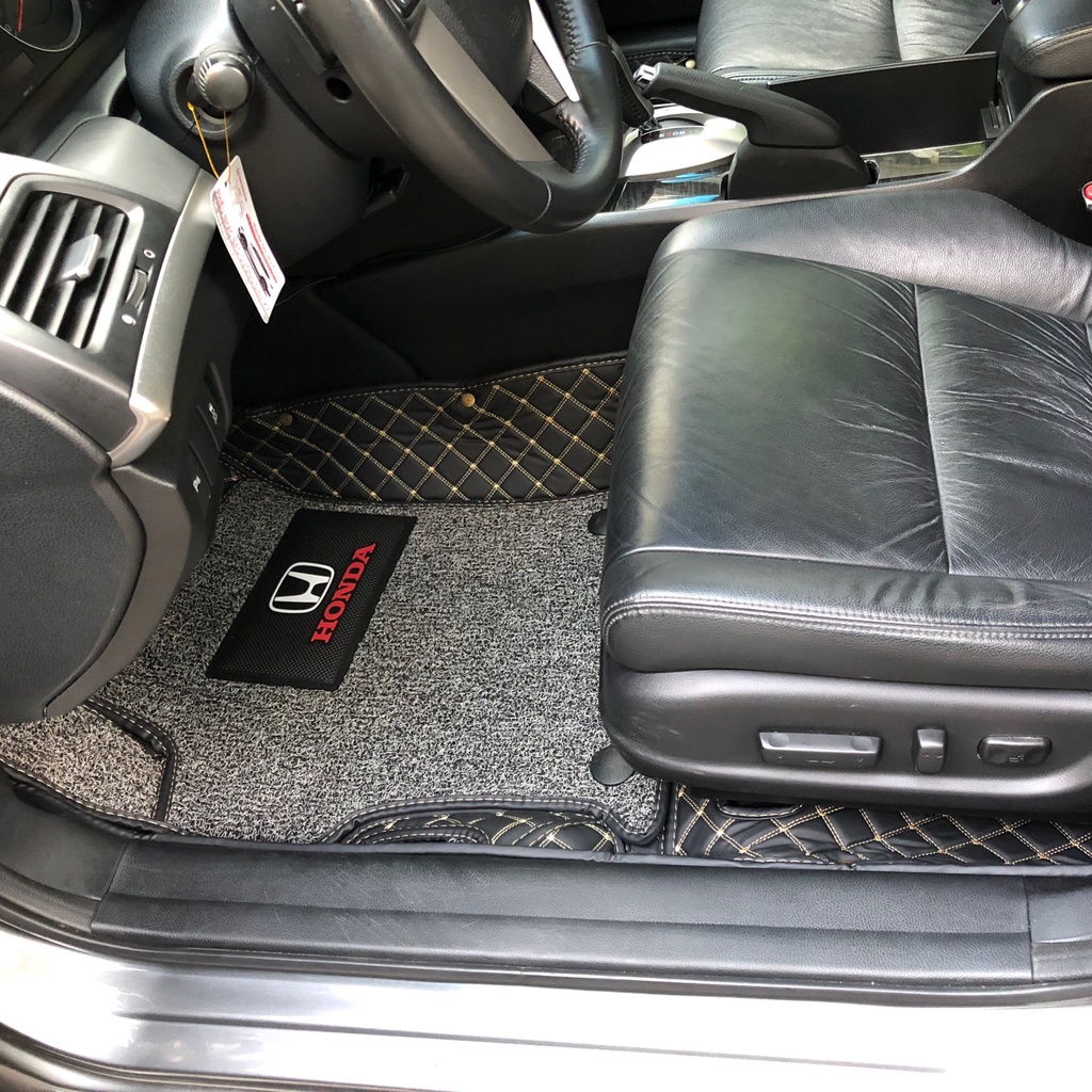 Thảm lót sàn ô tô 6D Honda Civic 2008-2013 chống nước, không mùi, phủ kín 90% sàn xe