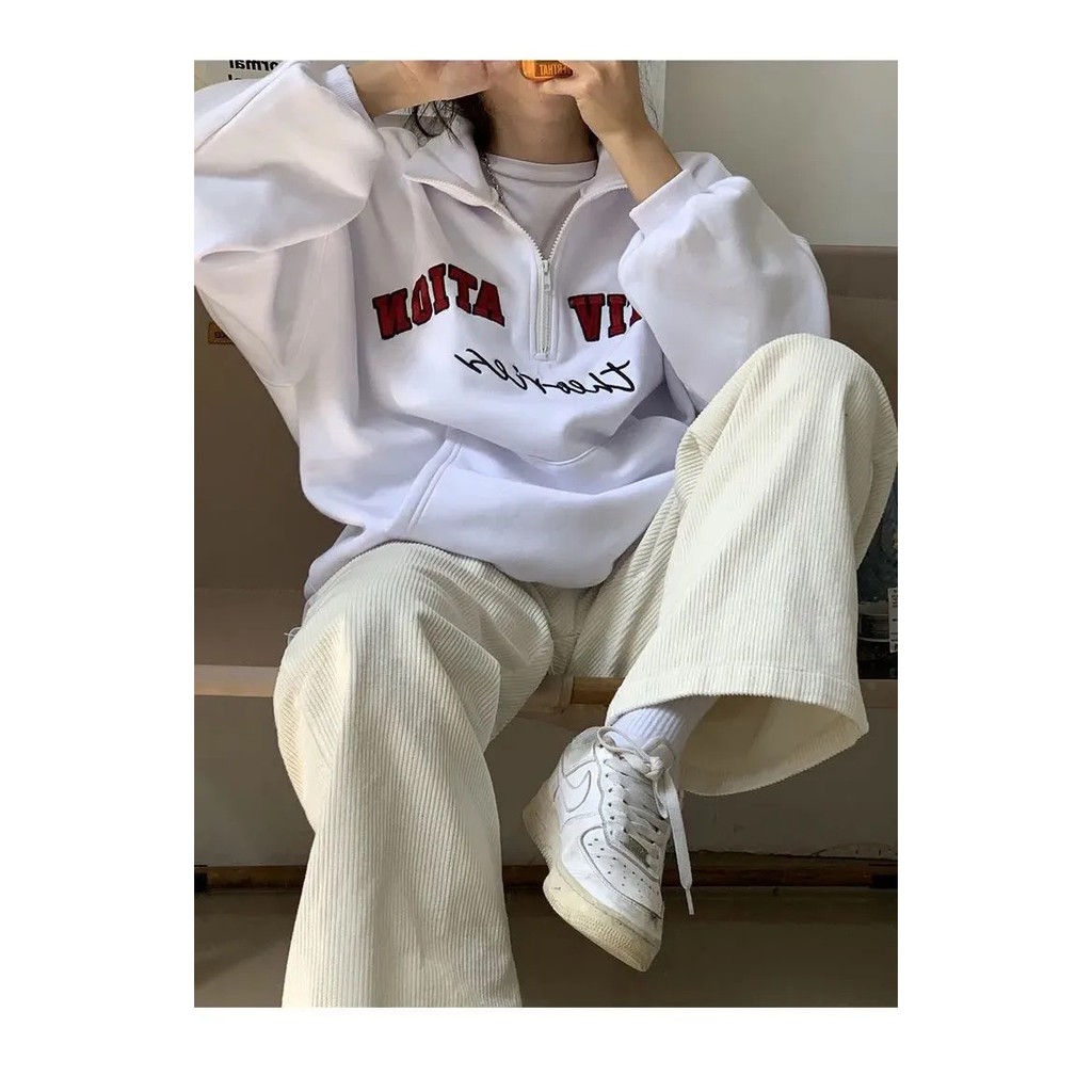 Quần nhung tăm phong cách Hàn Quốc - ảnh thật cận chất | BigBuy360 - bigbuy360.vn