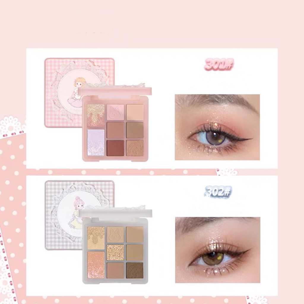 Bảng phấn mắt 8 màu GOGO TALES Forest Princess Eyeshadow Palette gogotales Vintage Velvet Eyeshadow GT353 GOGO114