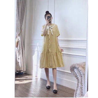 Đầm bầu công sở suông