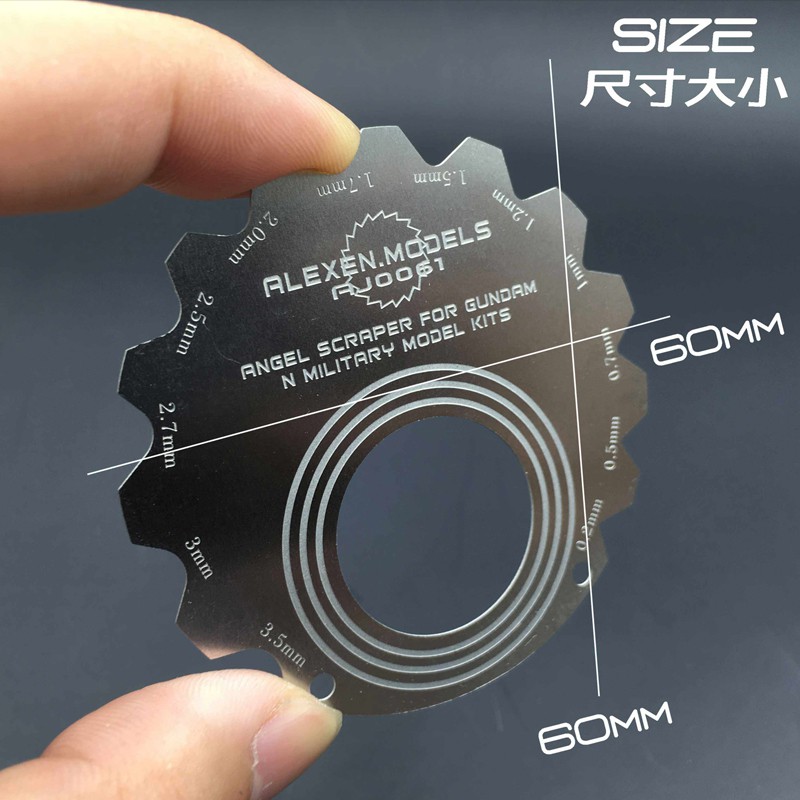 Dụng cụ mô hình ALEXEN - Dụng cụ hỗ trợ kẻ lằn chìm AJ0061