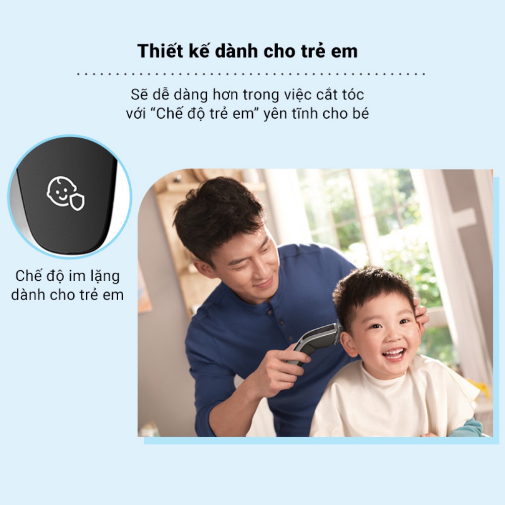 Tông đơ cắt tóc Philips điện không dây trẻ em và người lớn HC5690/15 - BH 24 Tháng - Khohangcap1_ad