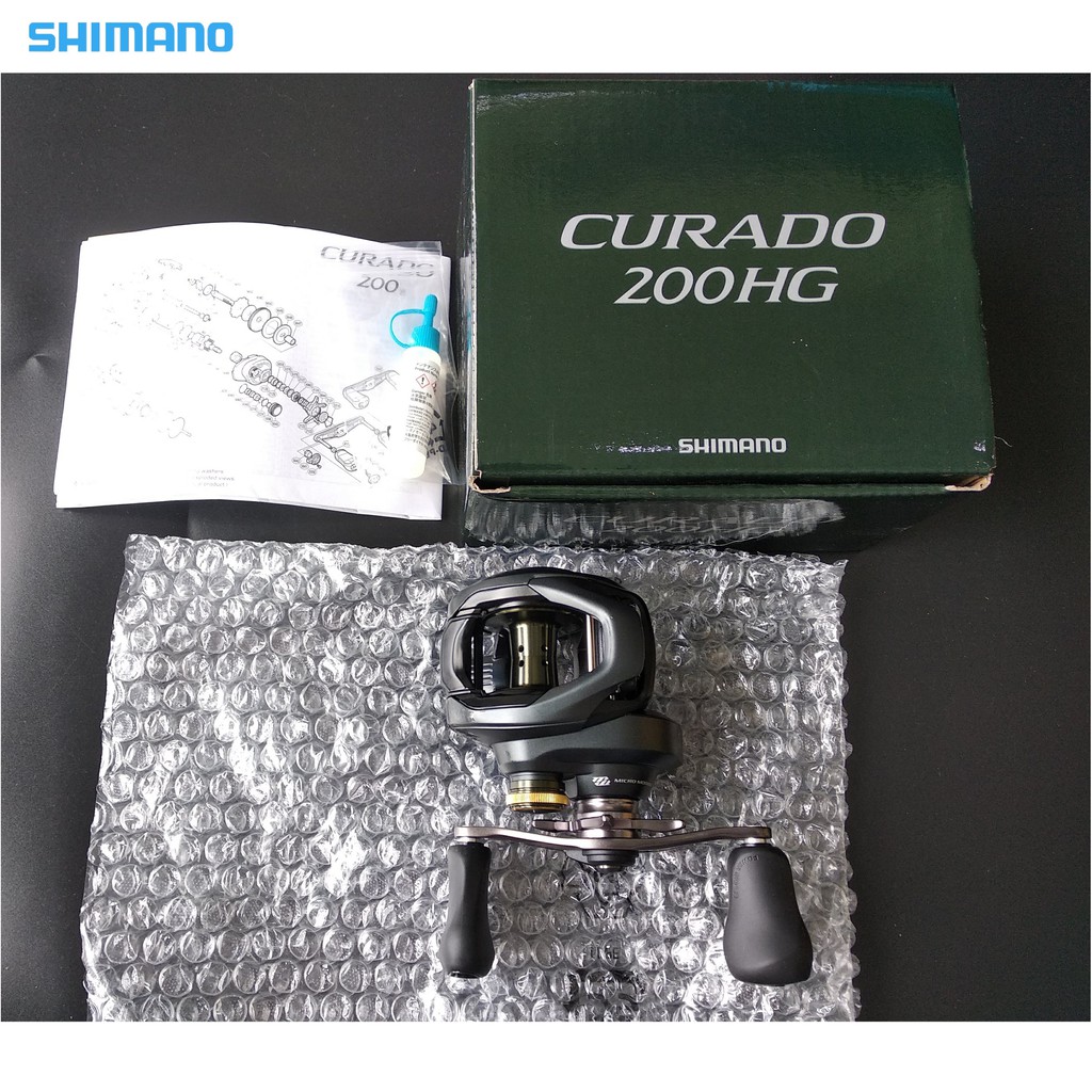 Máy Câu Cá Shimano Curado 200HG - Máy Ngang - Tay Phải