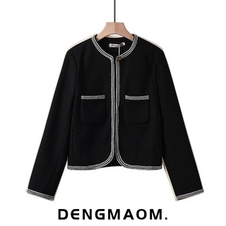 (ORDER TAOBAO)- ÁO DẠ TWEED CÚC KIM LOẠI