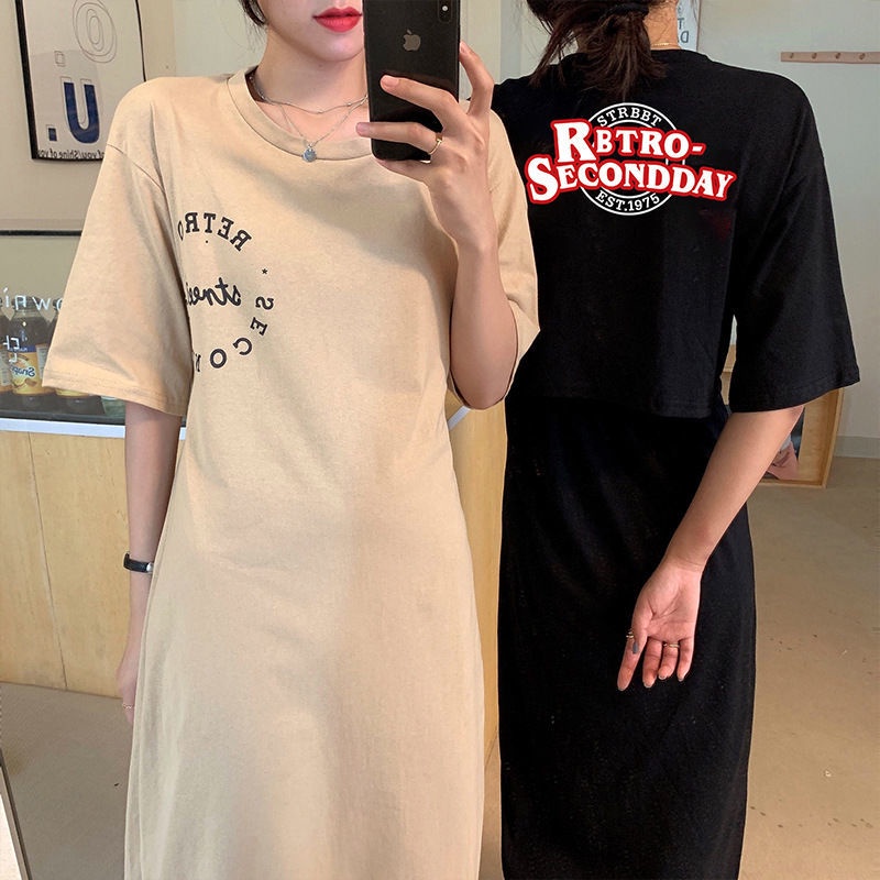 Đầm Tay Ngắn Thiết Kế Xẻ Tà Lưng Cao Thiết Kế Mới Thời Trang Cho Nữ