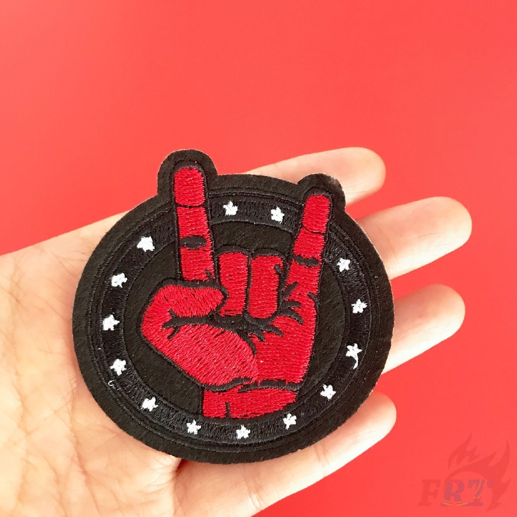 &gt; Hàng Sẵn Sàng &lt; ☸ Miếng Vá Rock Roll Thời Trang ☸ 1 Miếng Vá Hình Đầu Lâu