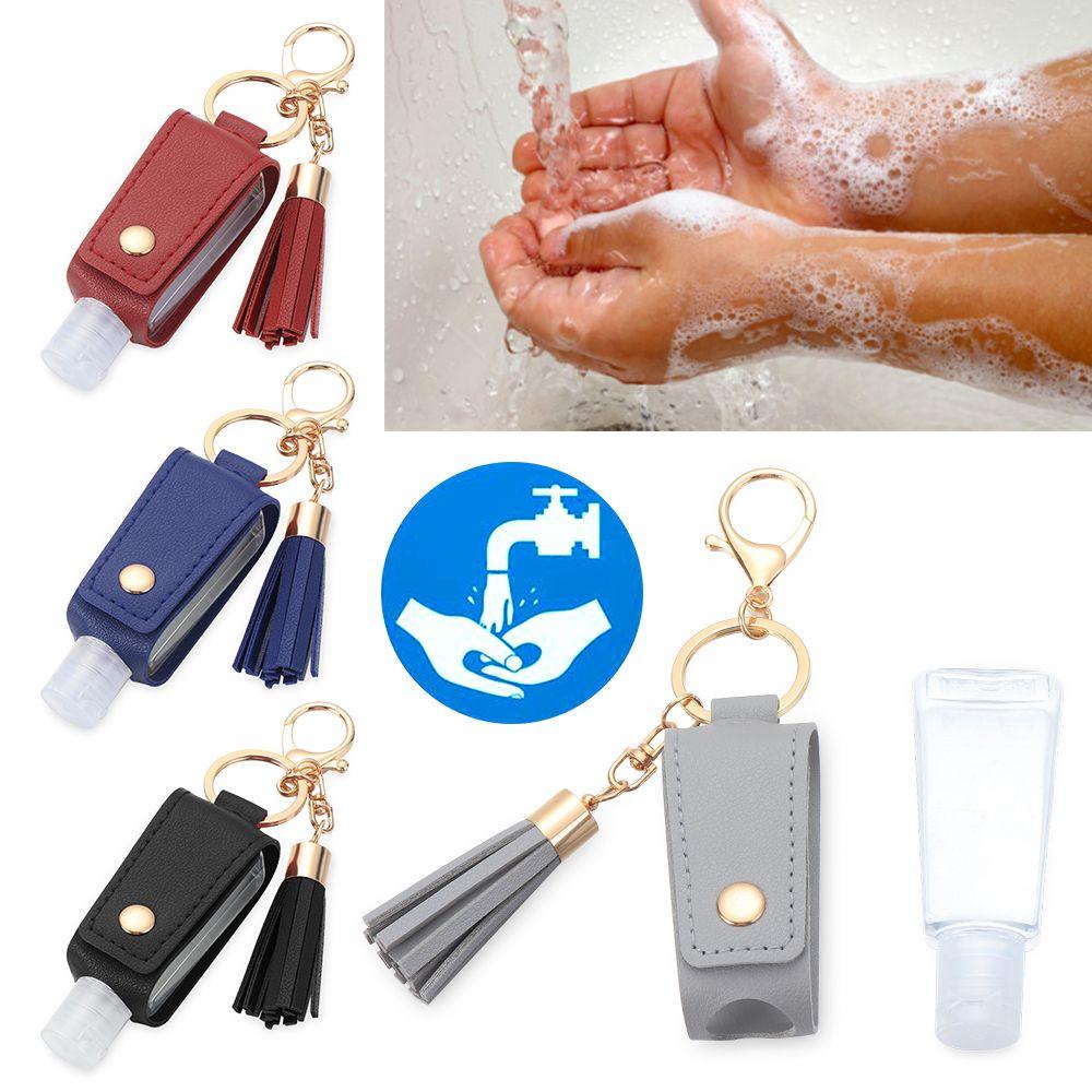 Bình Đựng Xà Phòng Dạng Bóp Bằng Da 30ML Có Thể Tái Sử Dụng