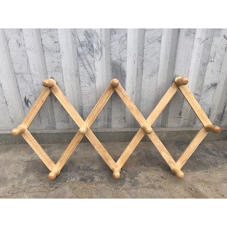 Móc áo gỗ 10 núm loại lớn phi 28