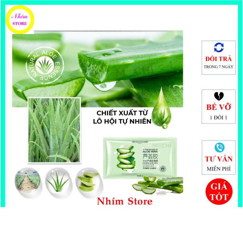 Mặt Nạ Bioaqua chiết xuất Lô Hội|Nha đam cung cấp tinh chất, độ ẩm, tái tạo, phục hồi da luôn căng mịn