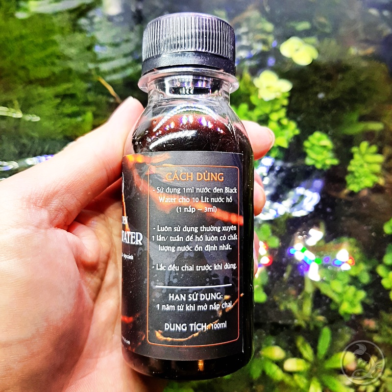 Nước Đen Đậm Đặc Black Water | Chế Phẩm Dưỡng Cá/ Tép - Bổ Sung Acid Humic &amp; Tạo Môi Trường Gần Giống Tự Nhiên