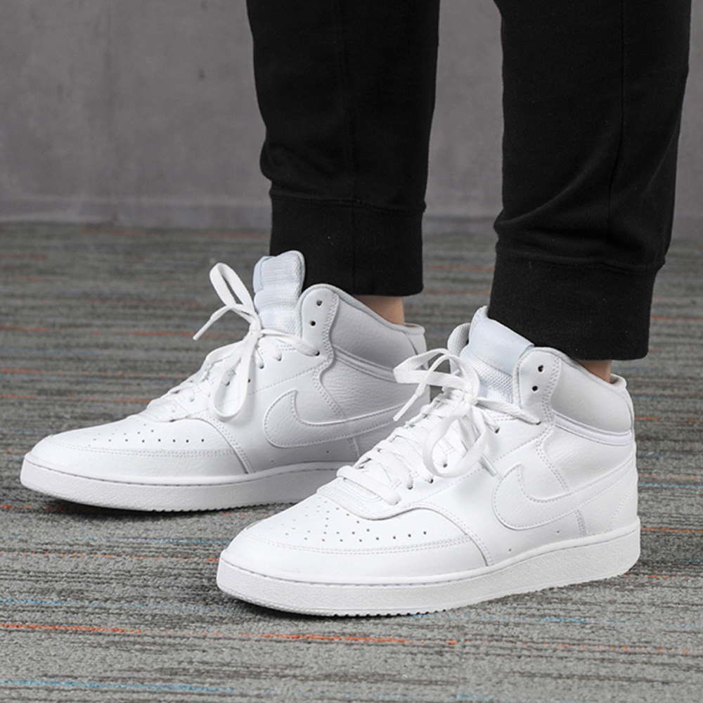- Giày Nike Court Vision Mid White CD5466 100 - Hàng chính hãng - Voss Authentic