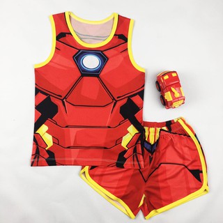 Set quần áo SIÊU NHÂN IRON MAN dành cho bé trai: Spiderman, Superman,bộ đồ siêu anh hùng, siêu nhân nhện