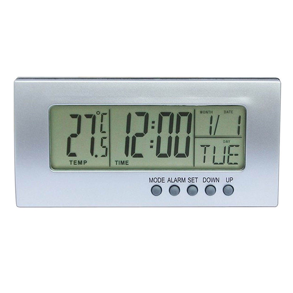 Đồng Hồ Báo Thức Đèn LED H / 23H Và C / F Đo Nhiệt Độ