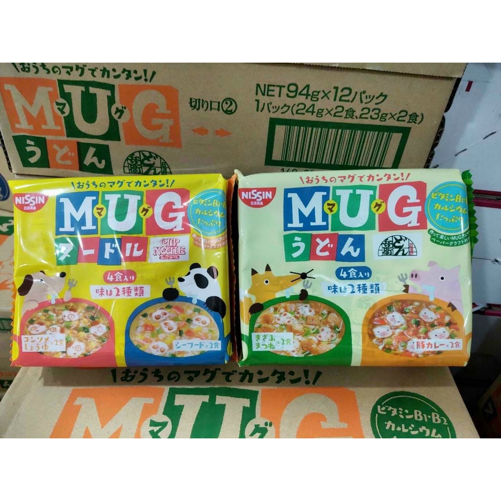 MÌ MUG NISSIN‎ ĂN DẶM CHO BÉ