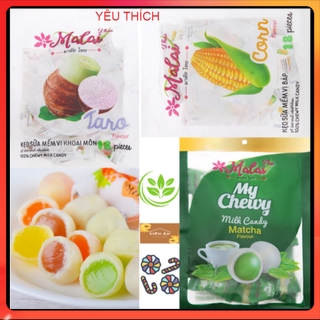 Combo 3 Bich Kẹo sữa mềm nhiều vị  Malai Thai gói 67g