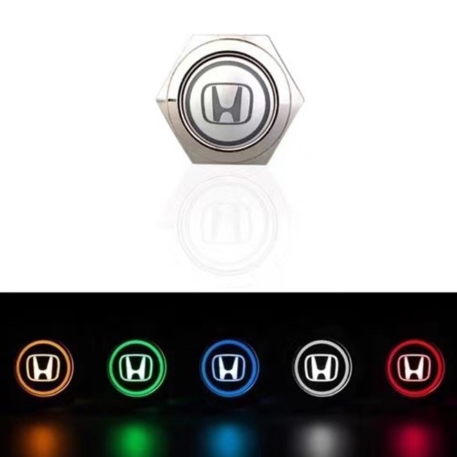 Công Tắc Đèn LED Halo Bằng Kim Loại 16mm 12V Chống Nước Cho Xe Hơi Xe Máy