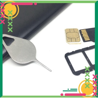 Que chọc sim điện thoại - inox không sỉ, cây chọc sim hình giọt nước - có móc treo BaThinh1595