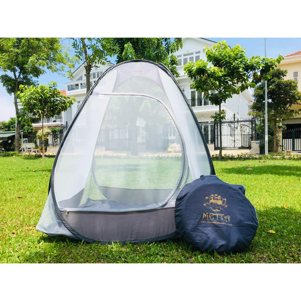Mùng - Màn Thiền Tự Bung METTA - 1M2 Vuông - Bảo Hành 18 tháng dành cho Cá Nhân - Hàng Xuất Khẩu