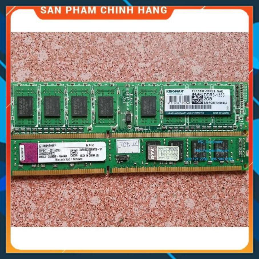 RAM Máy Tính DDR3 - 2GB - bus 1600MHz-1333mhz