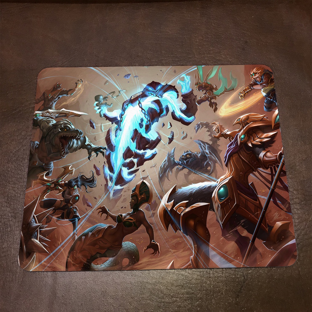 Lót chuột máy tính League of Legends XERATH - Mẫu 1 Mousepad cao su êm ái, nhận in theo yêu cầu