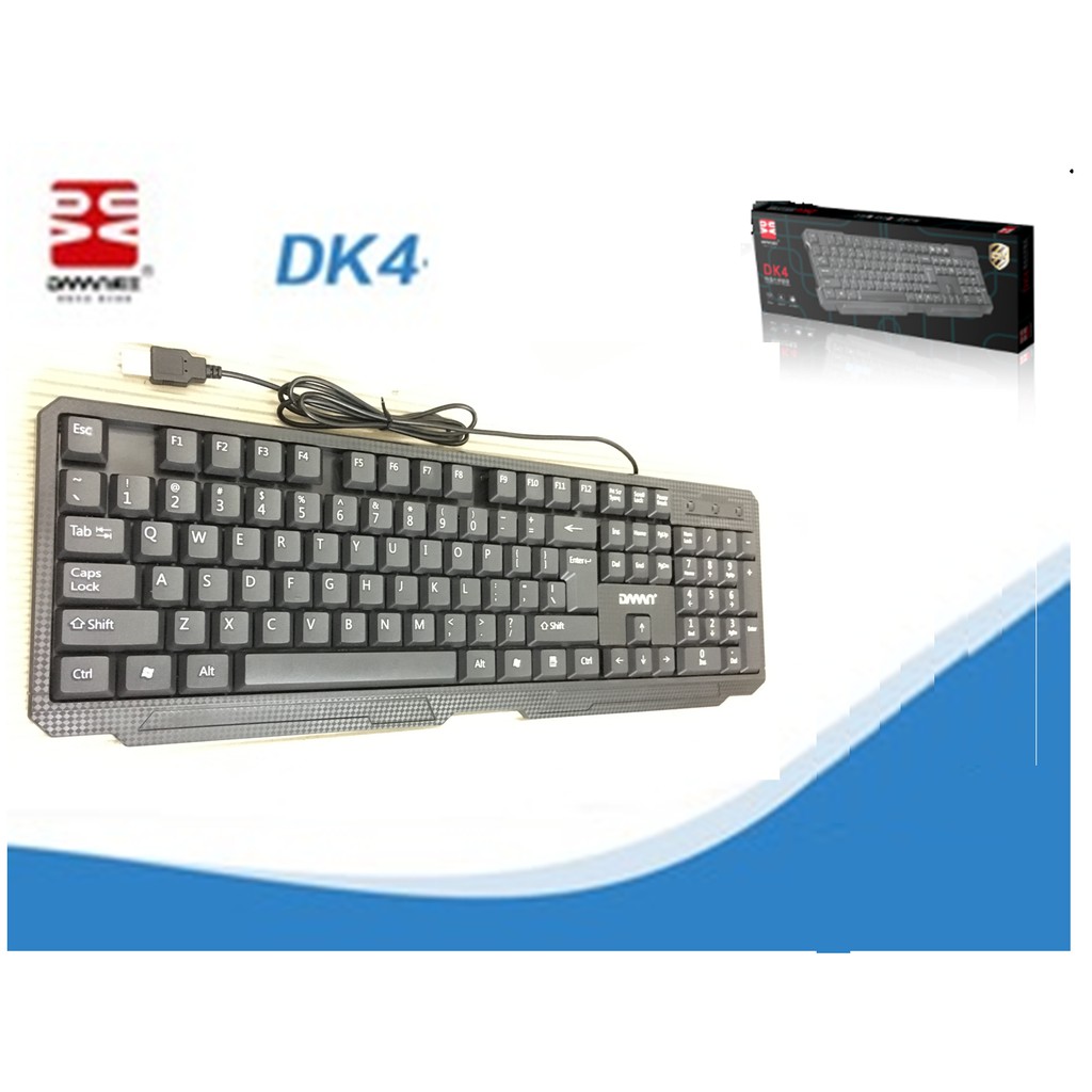 [CHÍNH HÃNG] Bàn phím máy tính DWN Model DK4, chân USB SP/2 cao cấp