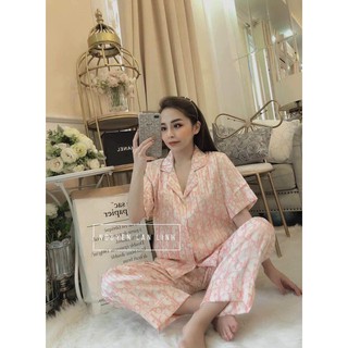 Bộ lụa pijama hàng cao cấp l1