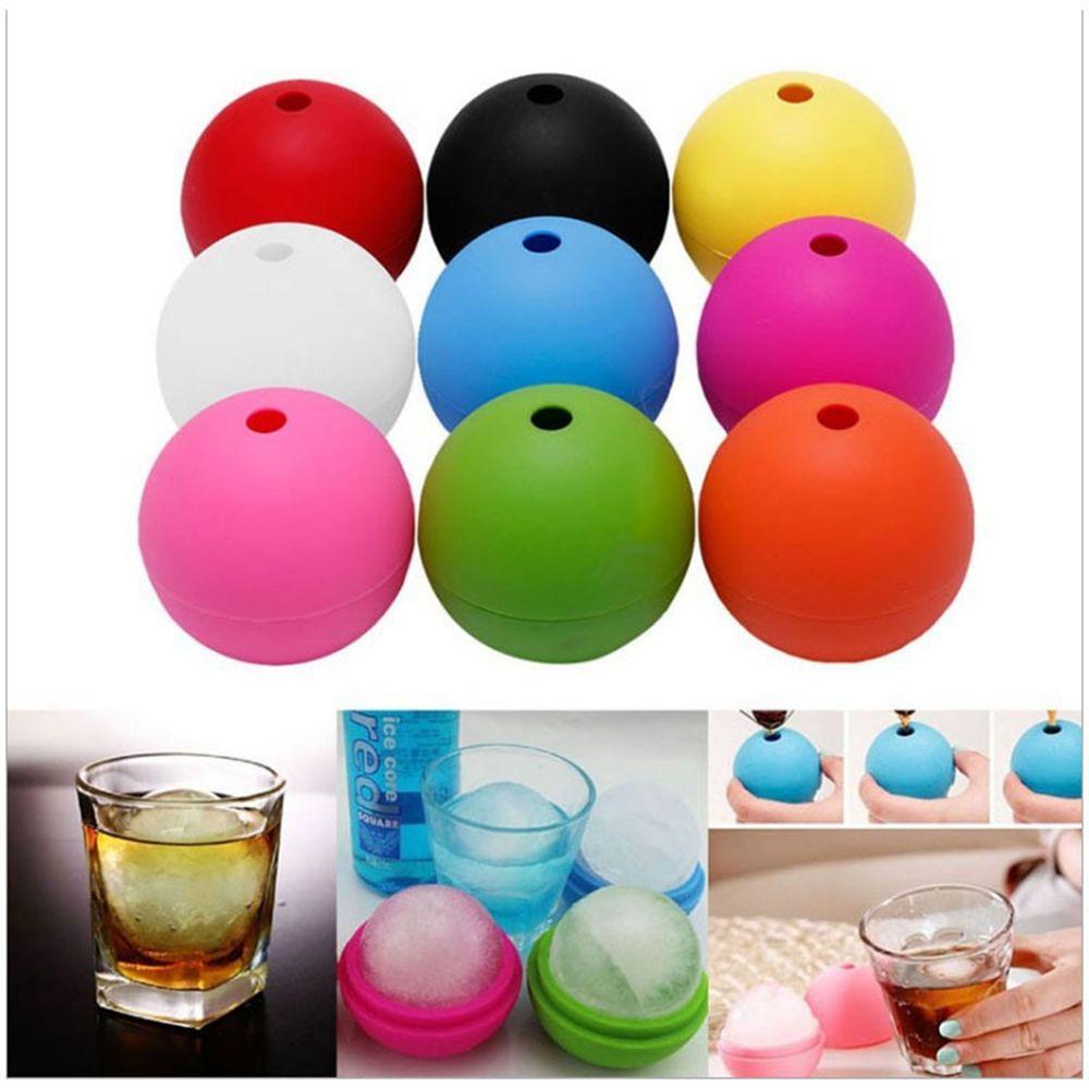 Khuôn Làm Đá Bằng Silica Gel Hình Tròn Không Mùi Dễ Sử Dụng