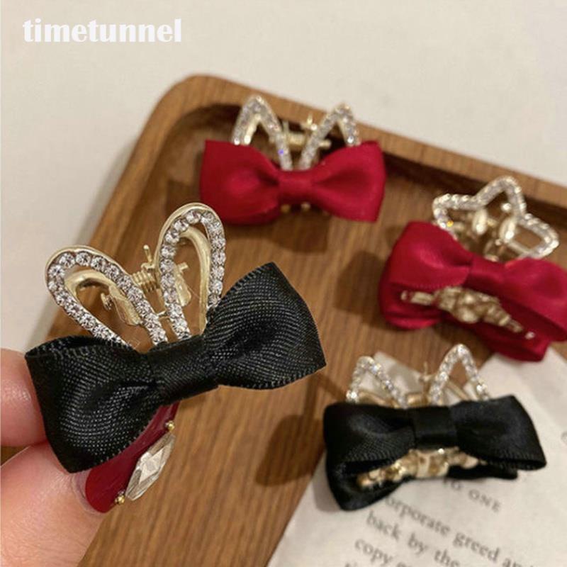 Kẹp TóC HìNh Nơ Tai Thỏ ĐíNh Kim Cương Giả ThờI Trang Cho Nữ