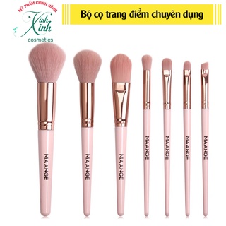 Bộ cọ trang điểm cá nhân 7 cây cao cấp maange - cọ trang điểm