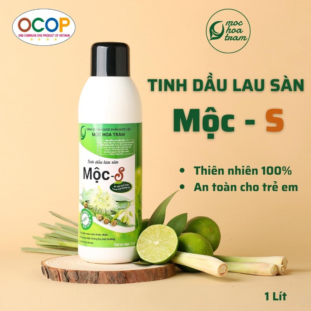 Nước lau sàn thảo mộc, tinh dầu lau sàn thiên nhiên Mộc S 1000ml