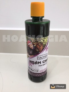 Nước Ngâm Chân Dao Đỏ Dao'spa 1 chai 500ml