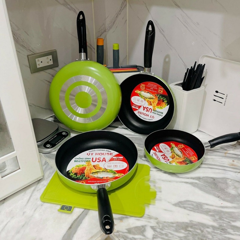 💚 CHẢO CHỐNG DÍNH HỢP KIM NHÔM QT HOUSE
