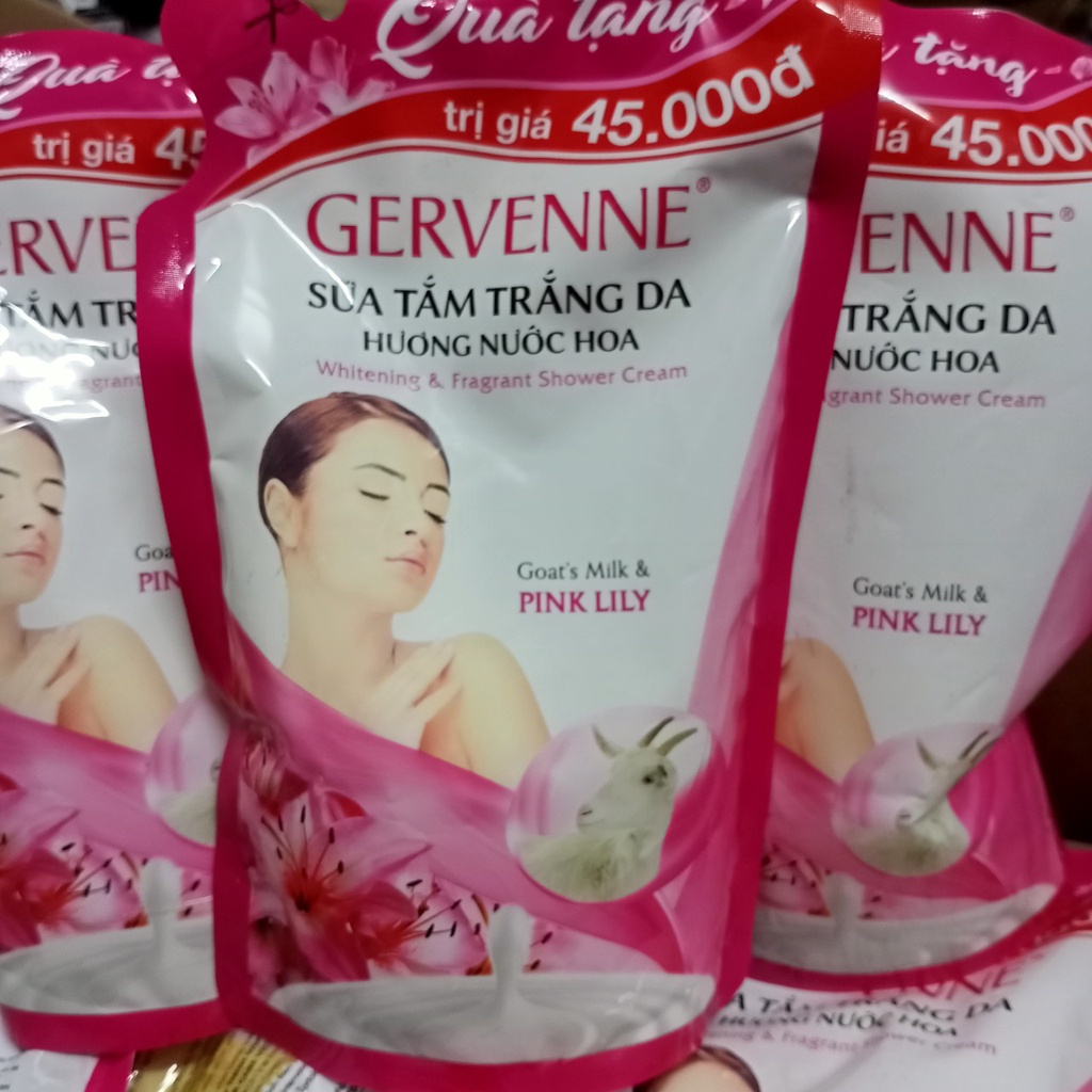 Sữa tắm trắng da hương nước hoa Gervenne 380g