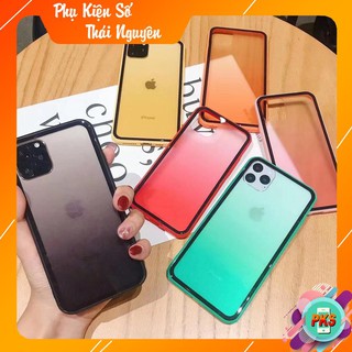 Ốp Lưng Đa Sắc Màu Meka Giả Kính iphone 11/ 11pro / 11pro max 6 màu ( đỏ - đen - vàng - hồng -cam -xanh lá)