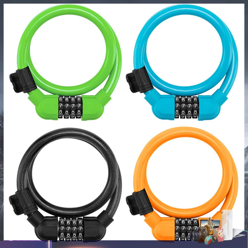 Dây Khóa Xe Đạp 4 Số Chống Trộm