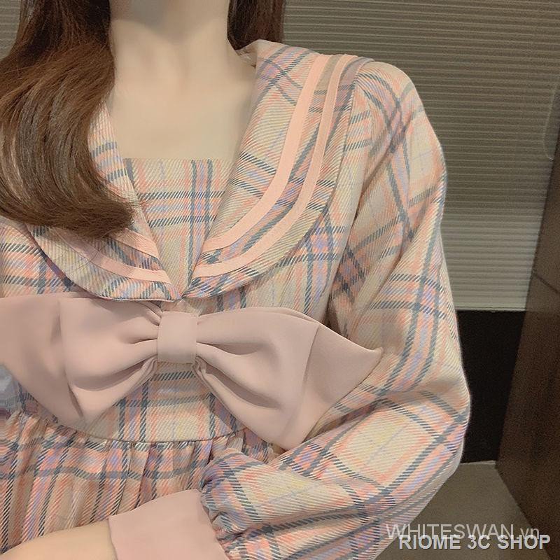 "Free perfume" lovely female doll antique plaid dress | BigBuy360 - bigbuy360.vn