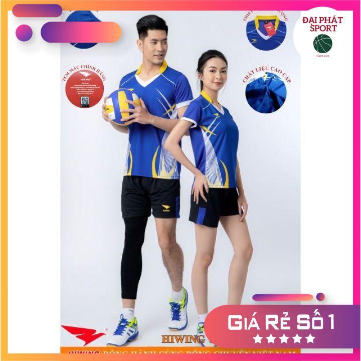 Bộ Quần Áo Bóng Chuyền 💙FREESHIP💙 Nam Nữ H3 ⚡FREE SHIP⚡ Hàng Chính Hãng Cao Cấp Hiwing