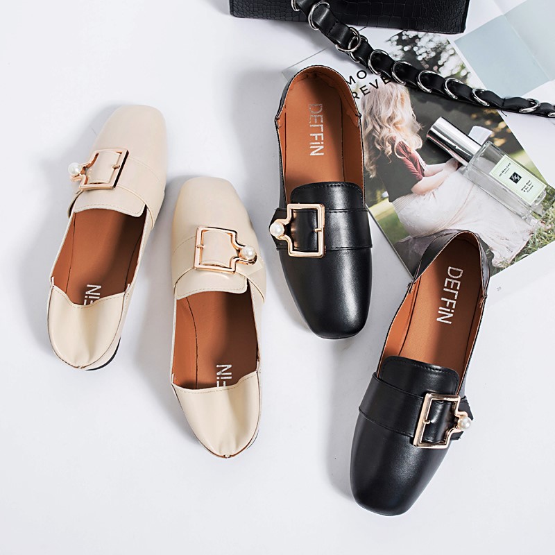 giày bệt đạp gót ulzzang order giày sục bà ngoại giày búp bê 2 màu đen be dáng hàn quốc CÓ ẢNH THẬT | BigBuy360 - bigbuy360.vn