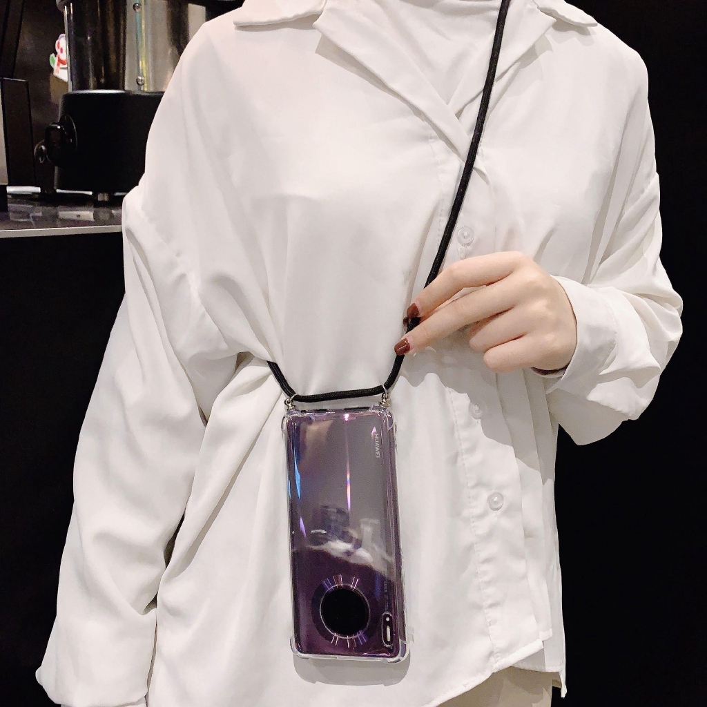 Ốp Điện Thoại Chống Sốc Có Dây Đeo Vai Cho Huawei Nova 7Se 7i 7 5T 4 4e 3i 3 3e 2i