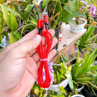 Cáp sạc Hoco dài 1m dây dù đầu Micro USB/Type-C/