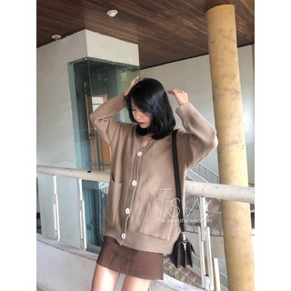 Áo cardigan len mịn cài cúc 002