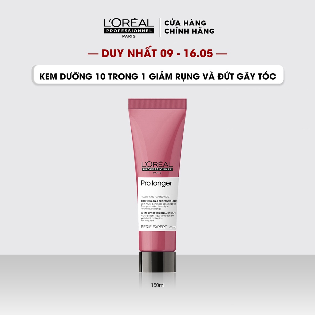 [Mã COSPPD05 giảm 10% đơn 400K] Kem dưỡng giảm gãy rụng, dưỡng tóc dài và dày hơn Serie Expert Pro Longer 150ml
