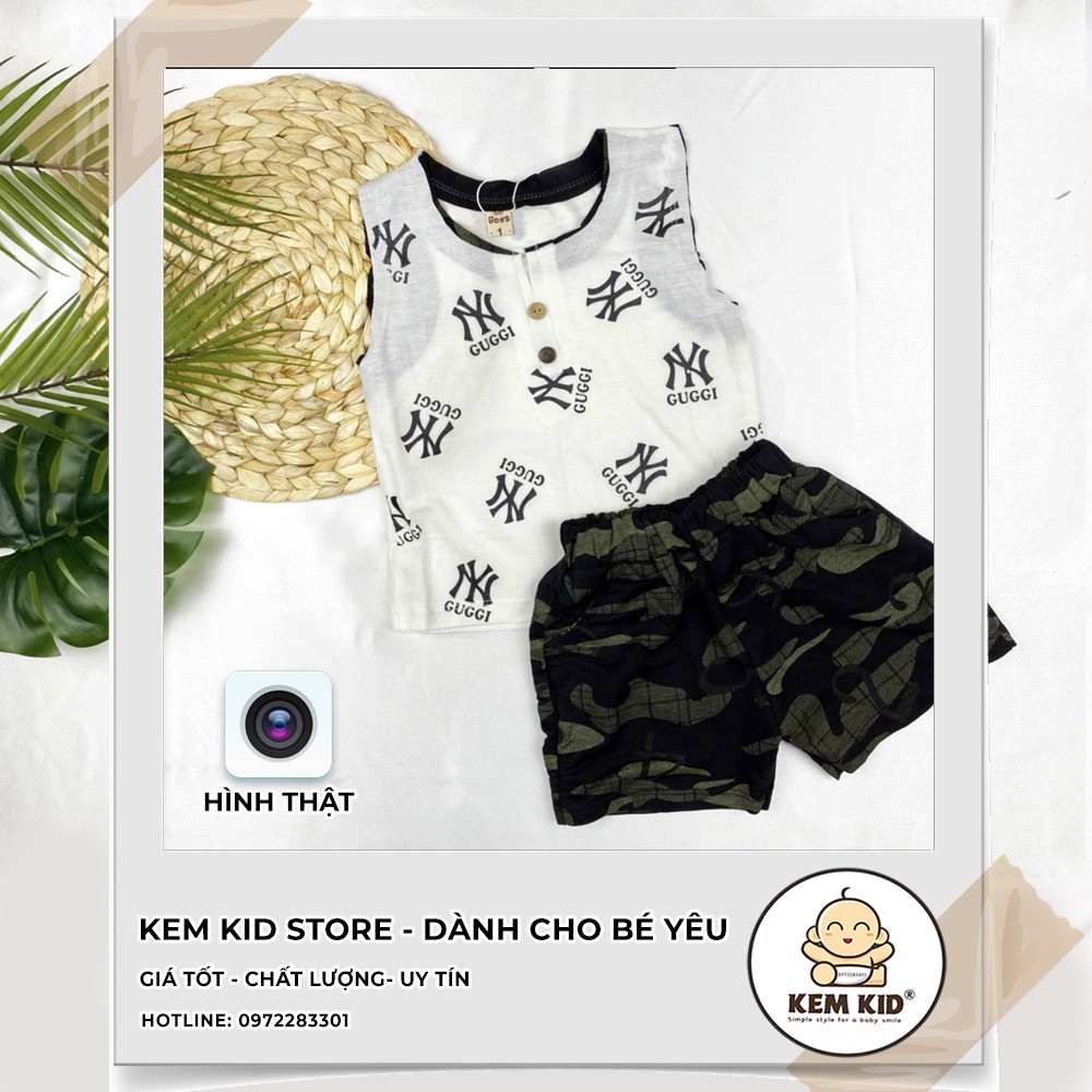 Bộ quần áo cho bé, hàng Quảng Châu siêu mát, mềm mịn thấm hút mồ hôi cho bé yêu