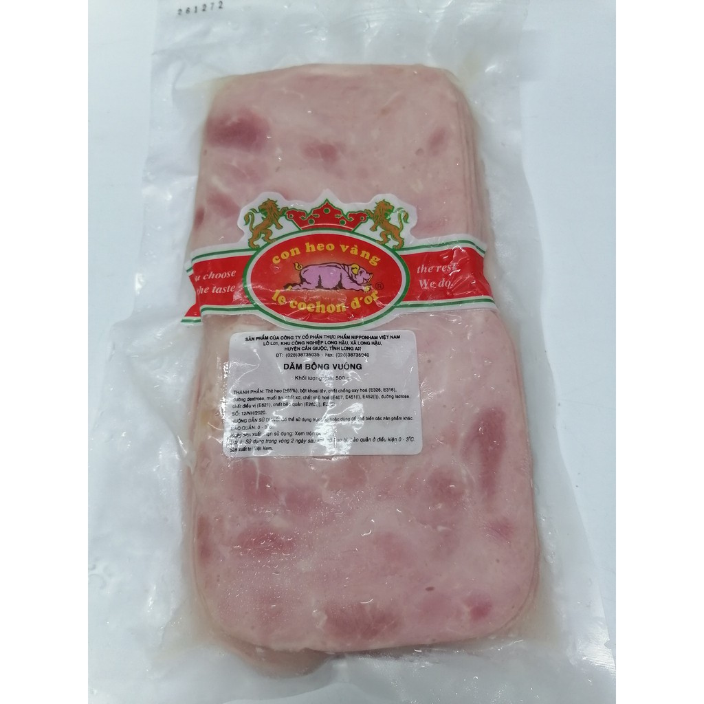 DĂM BÔNG VUÔNG CẮT LÁT [VN] CON HEO VÀNG (nw5)