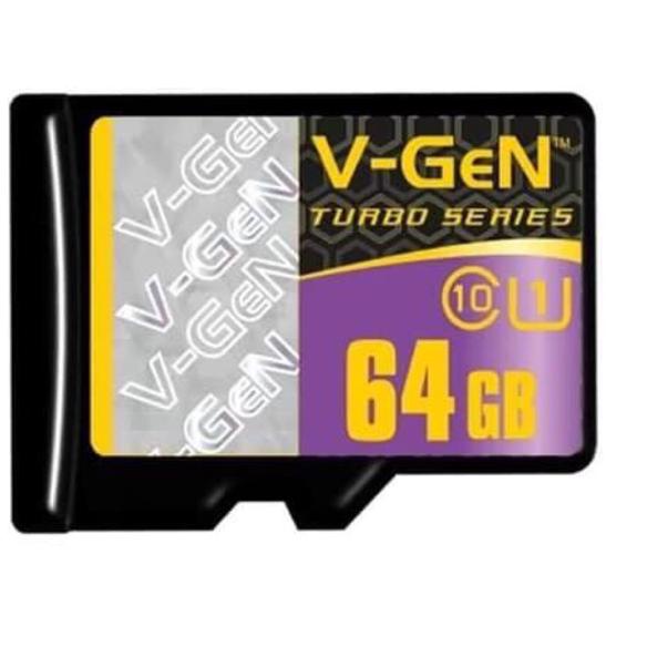 Thẻ nhớ V-gen 64gb class 10 100mb / s TURBO chính hãng 100%