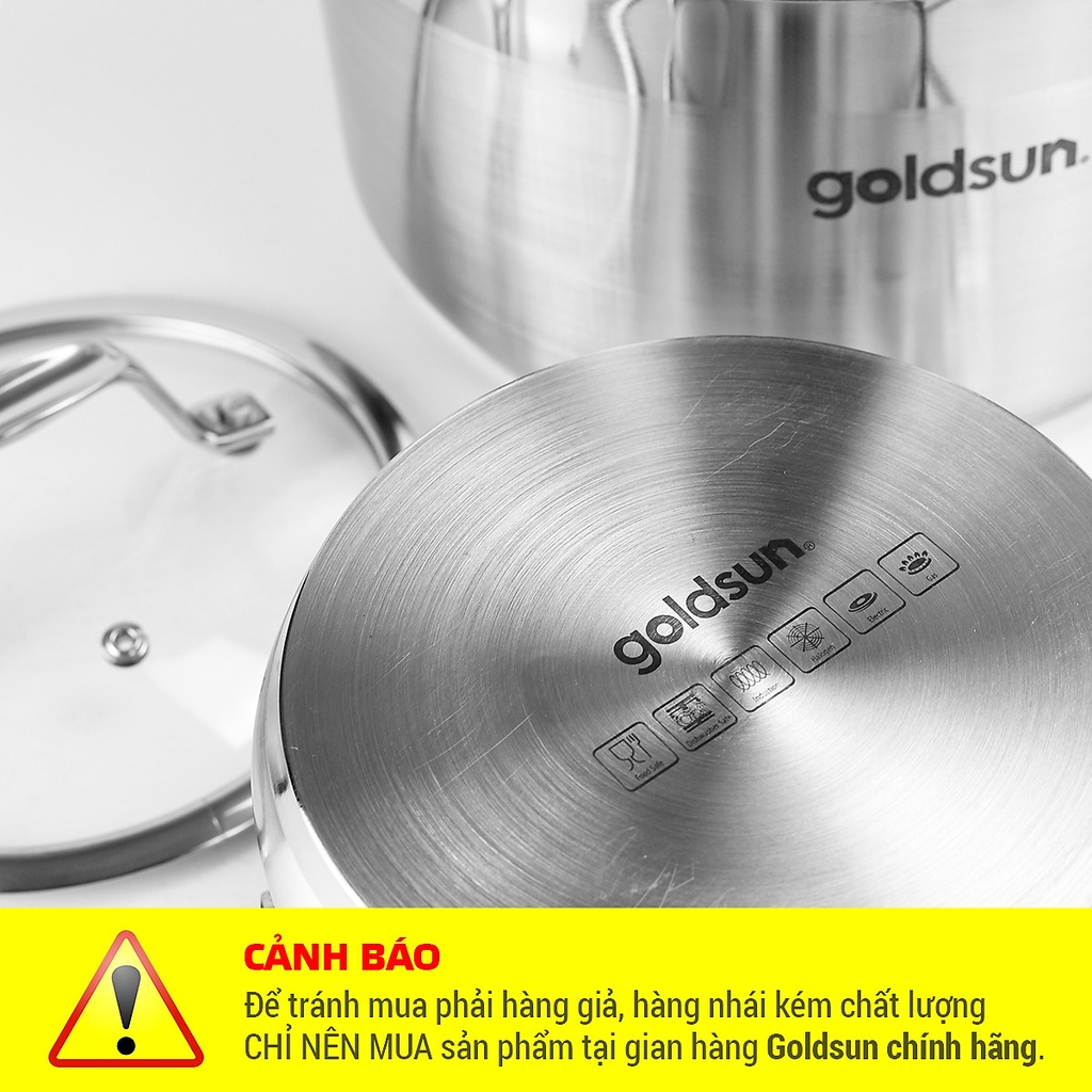 Bộ nồi inox Goldsun GH10-3306SG